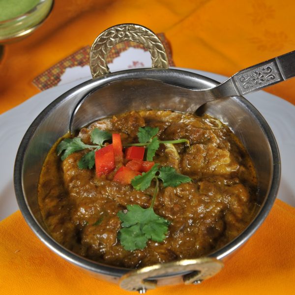 Baingan Bharta (Purè di melanzane cotte in Tandoor alle spezie)